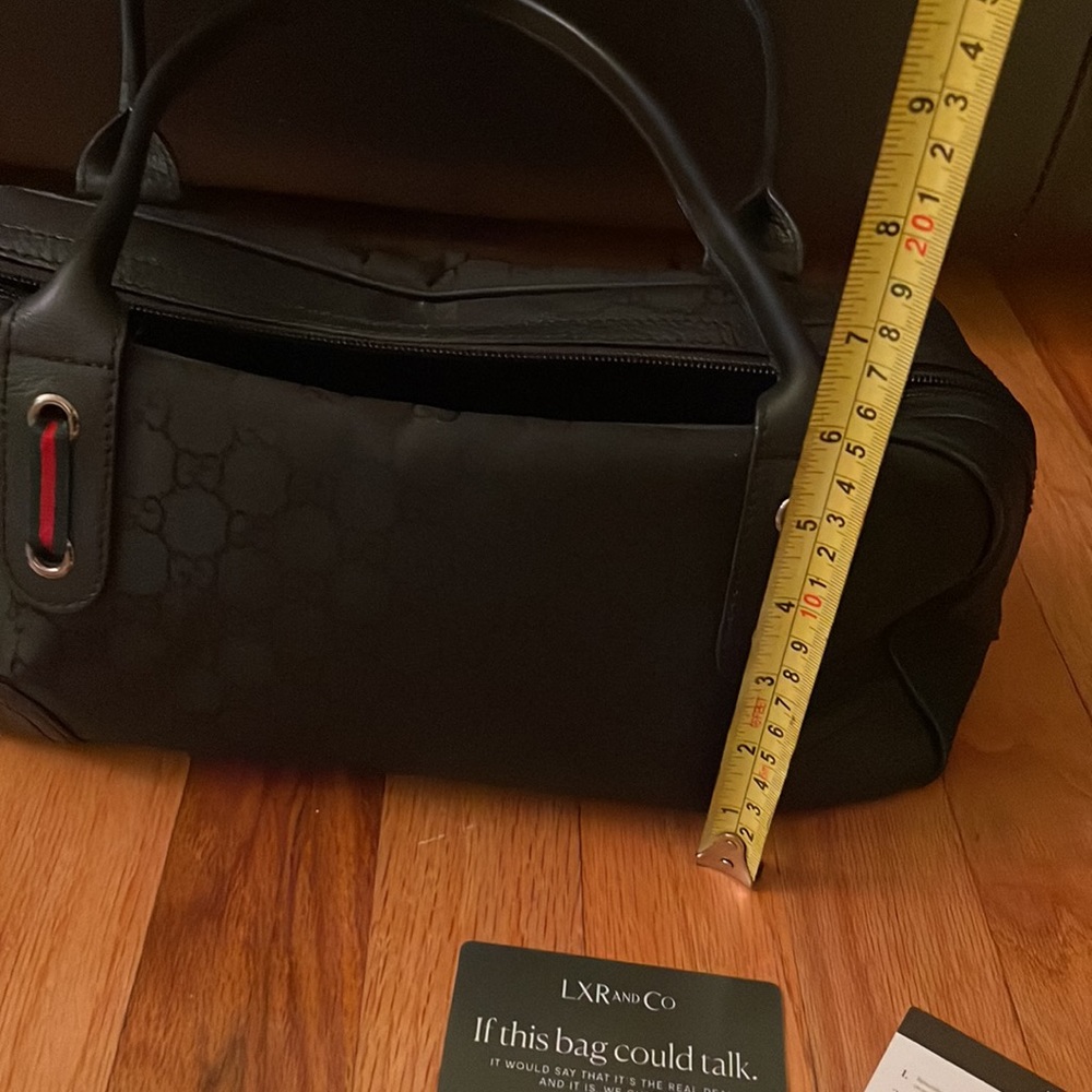 Gucci Vintage canvas duffel purse in mint condition ! - Picture 7 of 9